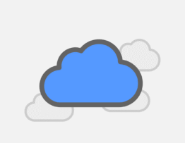 Free cloud storage icon vector
