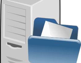 Free computer file network vector