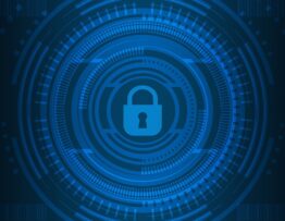 Free cyber security technology network illustration