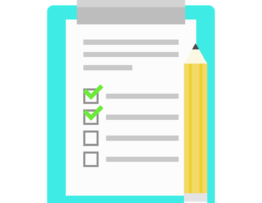Free list notes icon illustration